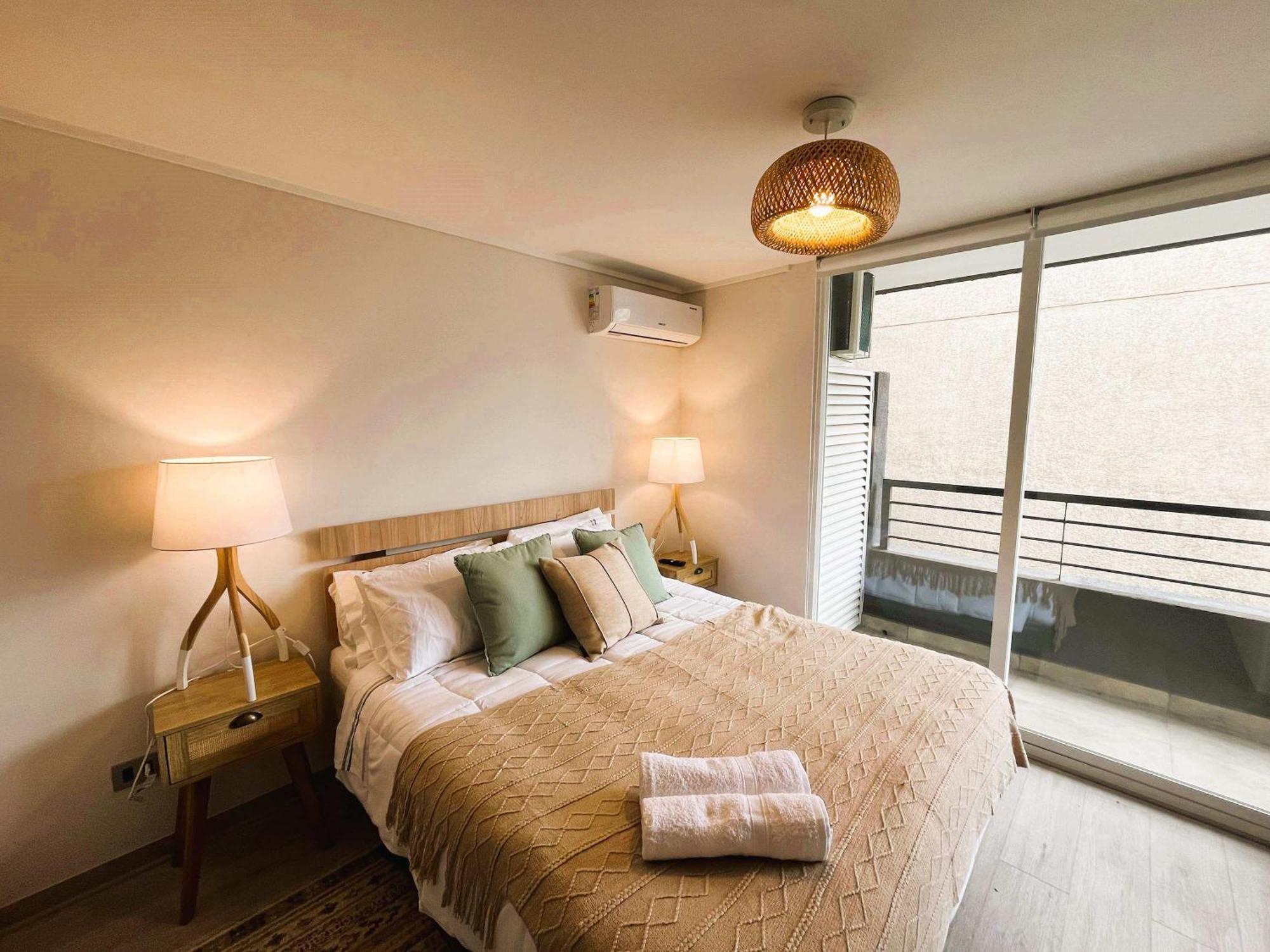 Apartamento Hom I Depto 4pax 2d2b A Estrenar En Centro Santiago